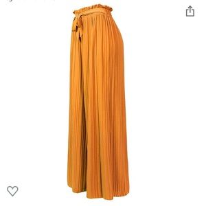 High waist crepe pants